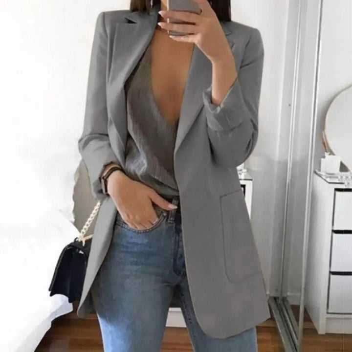 Damen Blazer Isabella: Eleganz pur, perfekt für vielseitige Business- & Freizeit-Kombinationen.