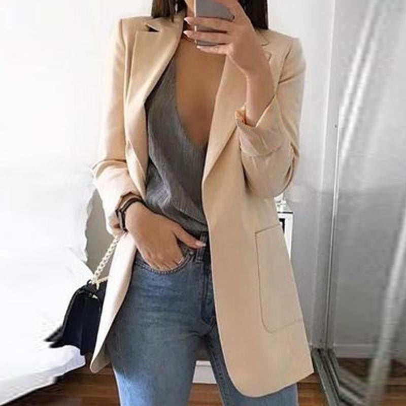 Vielseitiger Damen Blazer Isabella mit regulärer Passform, perfekt für Bürokleidung & Alltag.