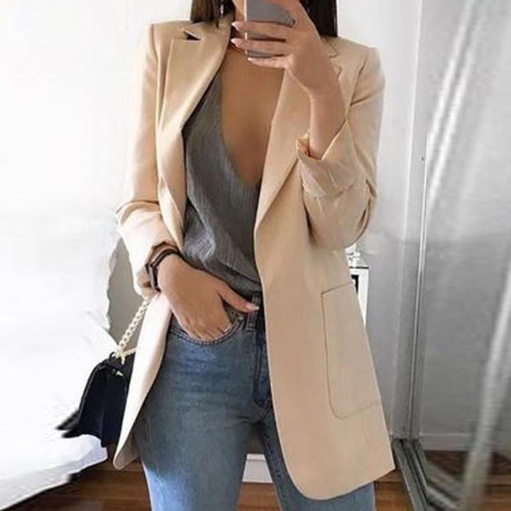 Vielseitiger Damen Blazer Isabella mit regulärer Passform, perfekt für Bürokleidung & Alltag.