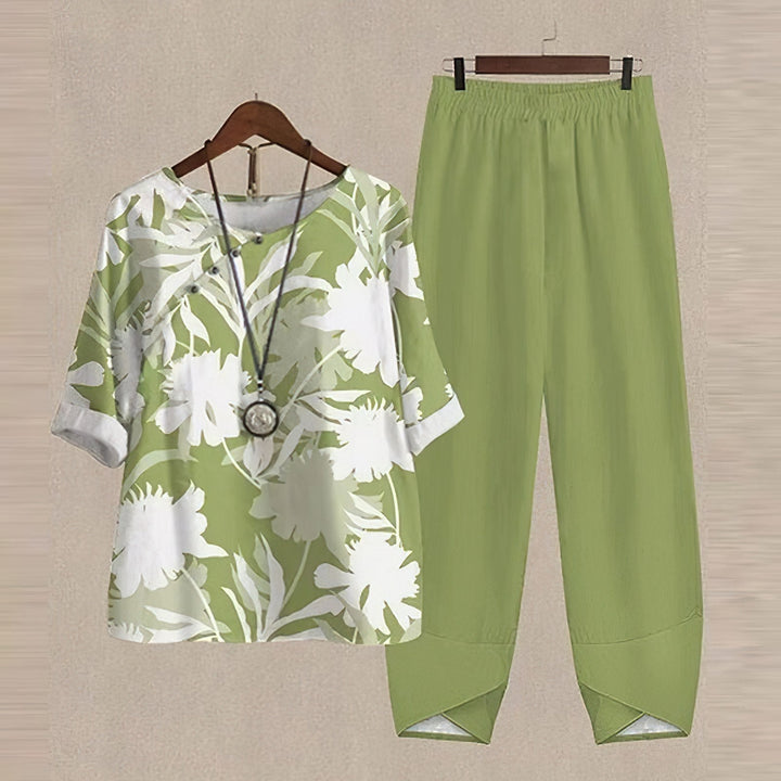 Bequemes Damen Herbst Outfit: Komfortables, lässiges und dennoch elegantes Set für Frauen.
