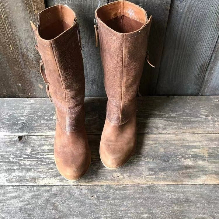 Modische Damen Stiefel für Herbst und Übergang, mit hohem Komfort und ansprechendem Design.
