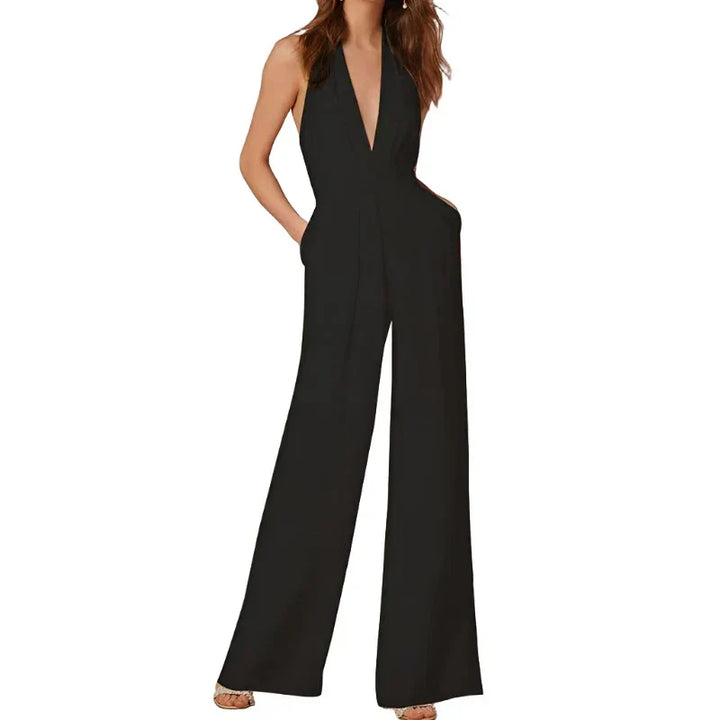 Stylischer Damen Jumpsuit für Sommerpartys oder Abendveranstaltungen. Eleganter Schnitt, ideal für einen besonderen Look.