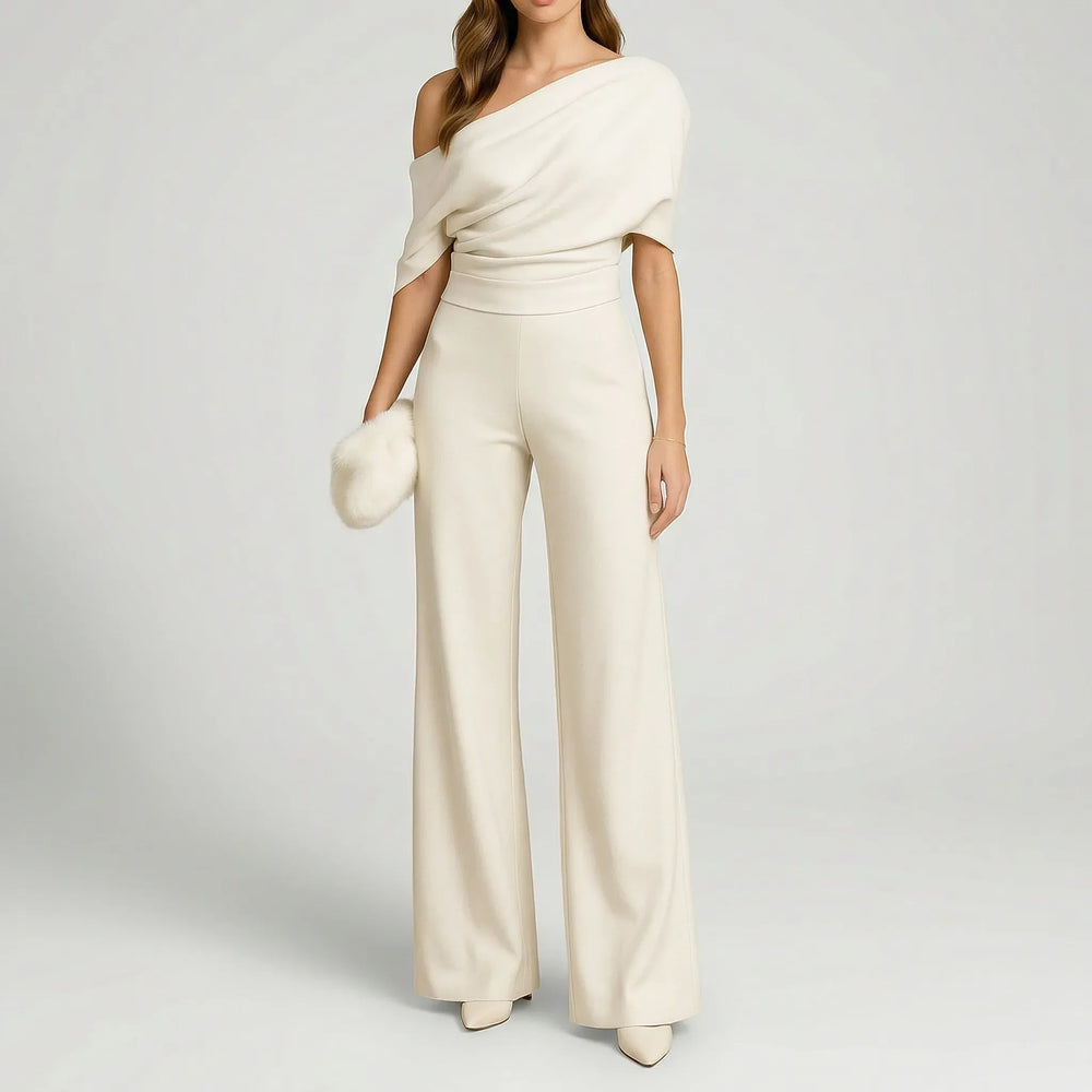 Damen Overall Matilda, ein stilvoller Einteiler. Perfekt für elegante Freizeit, Sommerabende und besondere Anlässe.
