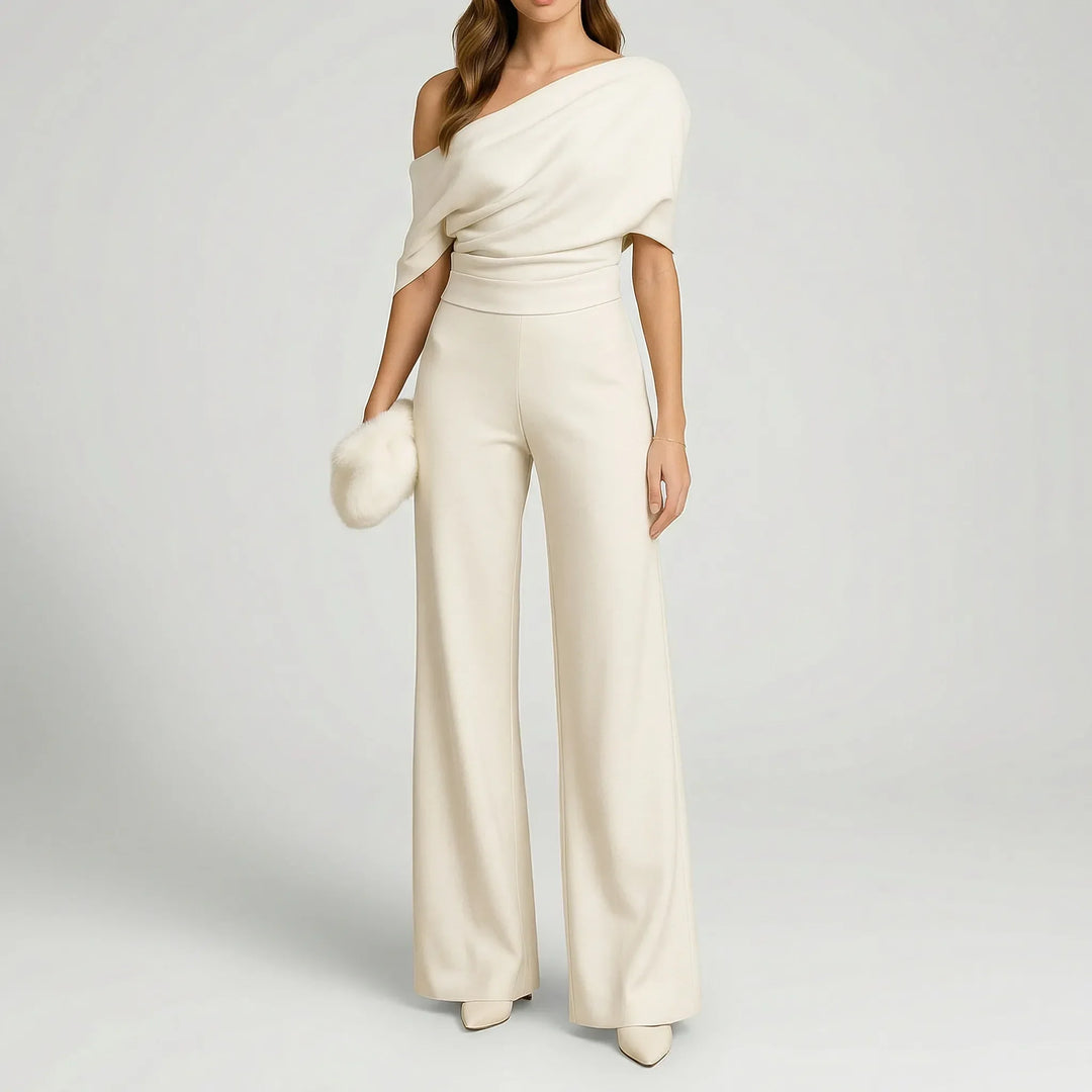 Damen Overall Matilda, ein stilvoller Einteiler. Perfekt für elegante Freizeit, Sommerabende und besondere Anlässe.