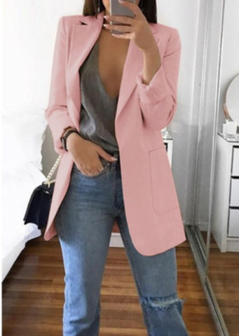 Damen Langblazer Elise, eleganter Blazermantel für Business & Freizeit. Langarm, stilvolle Oberbekleidung.