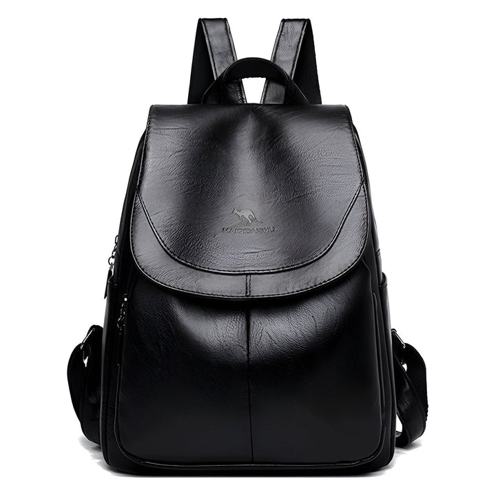 Eleganter Damen Leder Rucksack, leicht & vielseitig, ideal für Alltag und Büro.