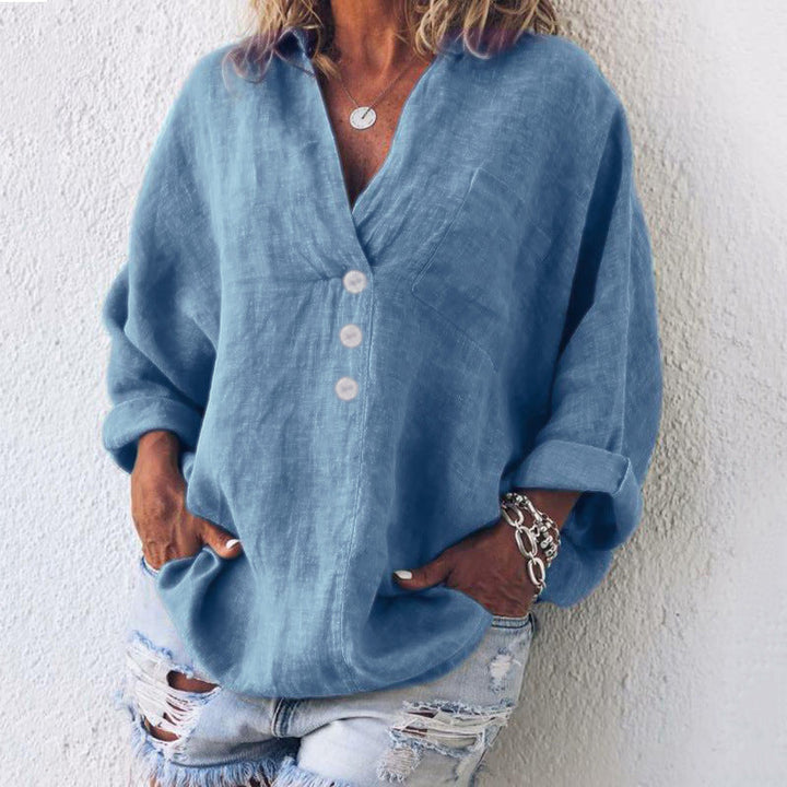 Komfortabler Damenpullover Lucia mit Langarm, ideal für elegante Alltags- & Freizeitlooks. Vielseitiges Oberteil.