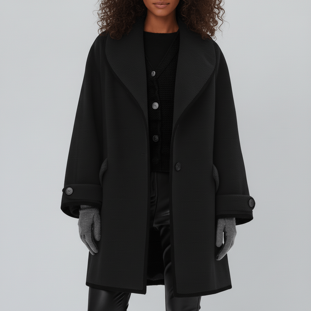 Lässiger Oversized Mantel Stephanie für Damen, ideal für einen entspannten Casual-Look.