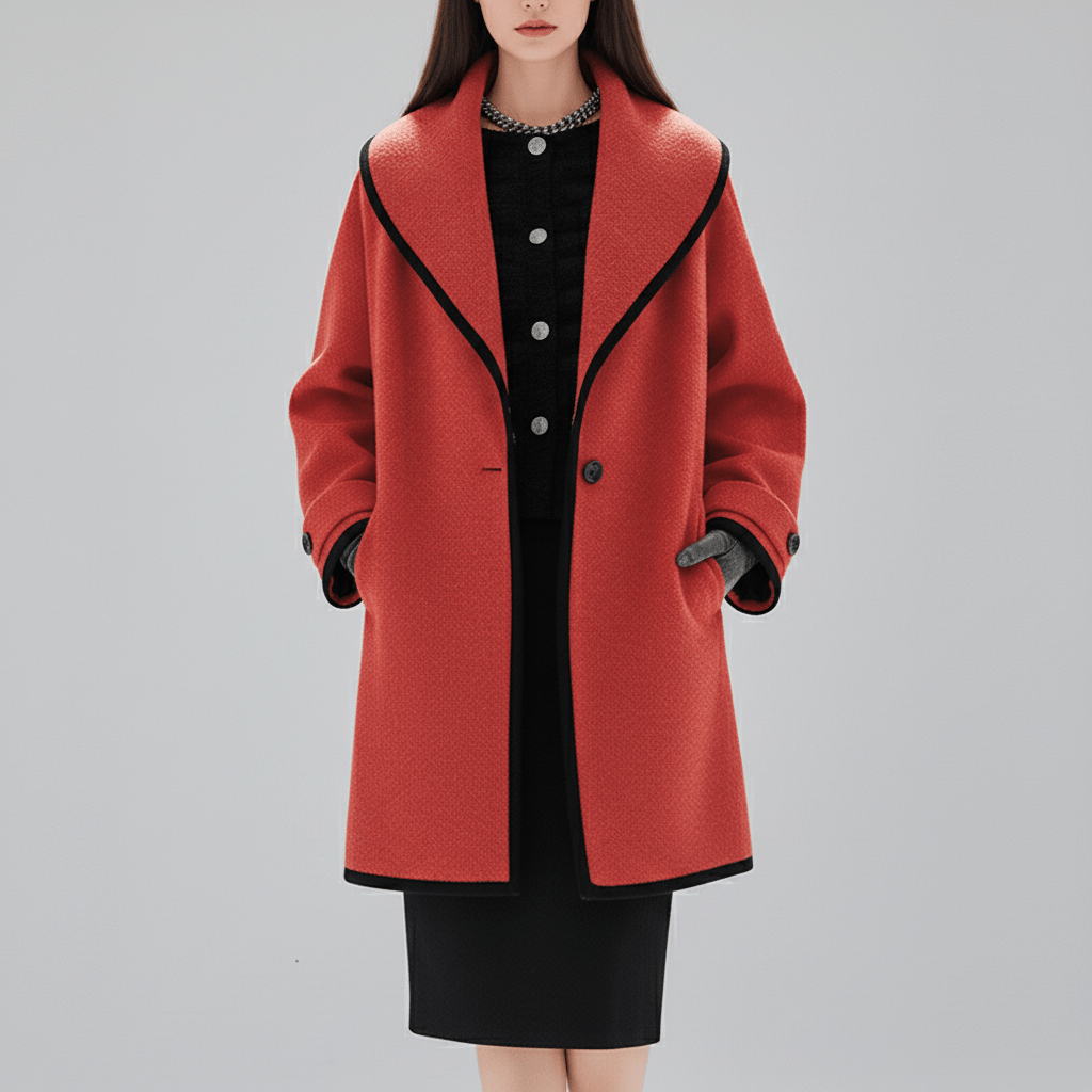 Damenmantel Stephanie, der elegante Oversized Schnitt schmeichelt jeder Figur.