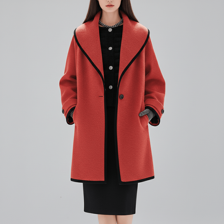Damenmantel Stephanie, der elegante Oversized Schnitt schmeichelt jeder Figur.