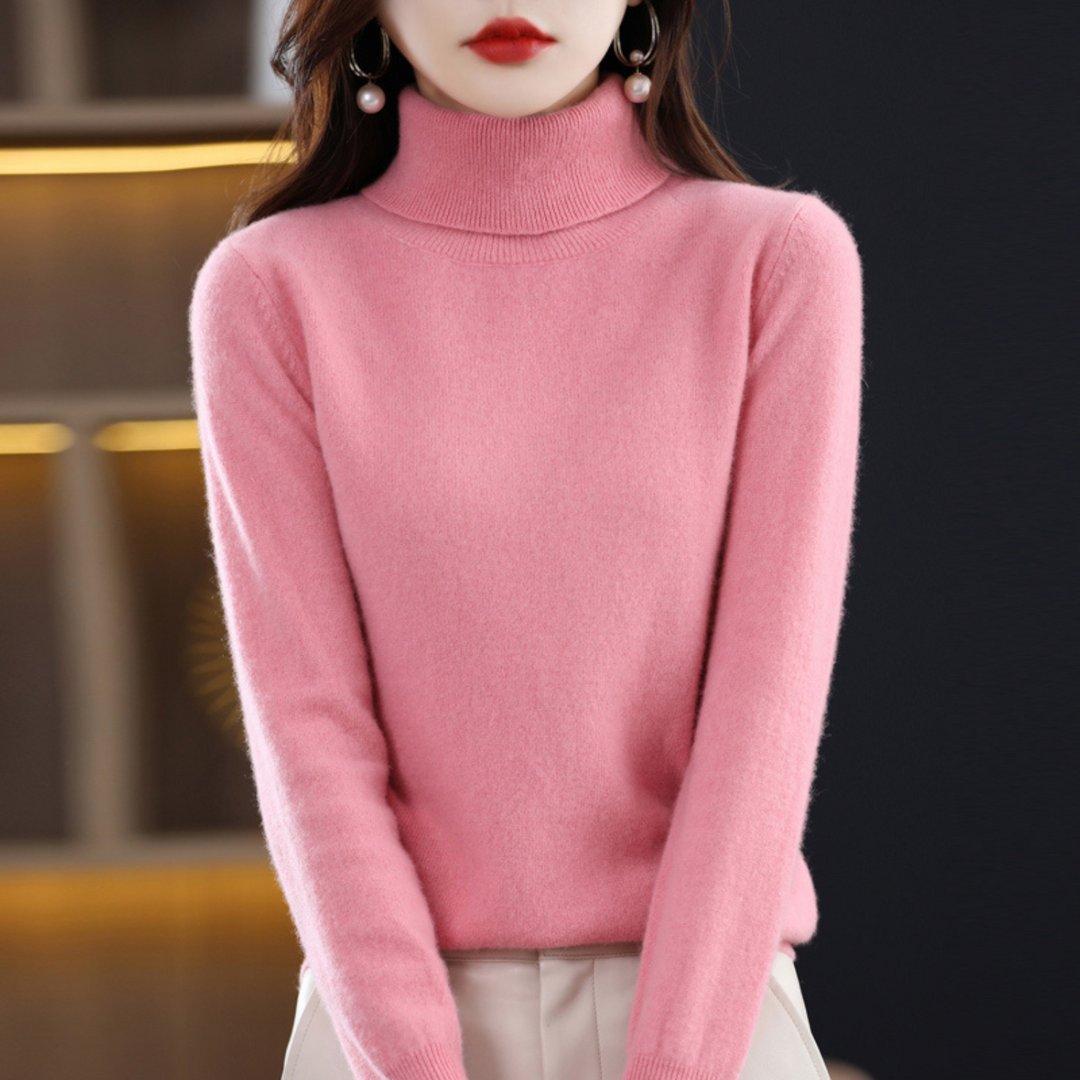 Zeitloser Damen Rollkragenpullover, vielseitiger Winterpullover für jeden Anlass in der Damenmode.