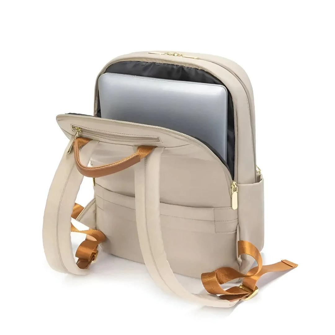Trendiger Damen Rucksack, perfekt als Begleiter für Schule, Uni oder Kurztrips. Geräumig & elegant.