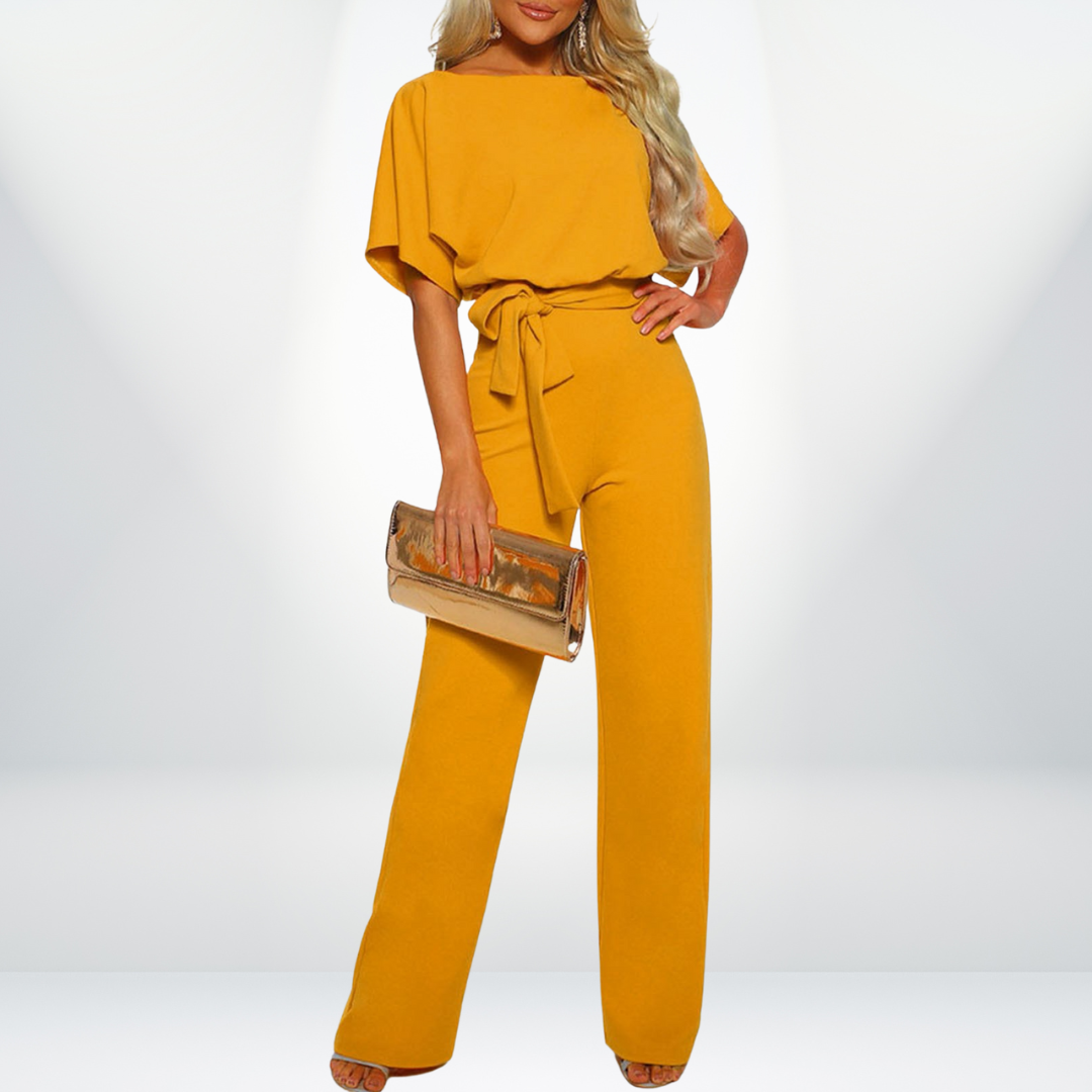 Vielseitiger Damen Overall in Saphir-Blau, perfekter Freizeit-Jumpsuit für entspannte Sommertage mit Stil.