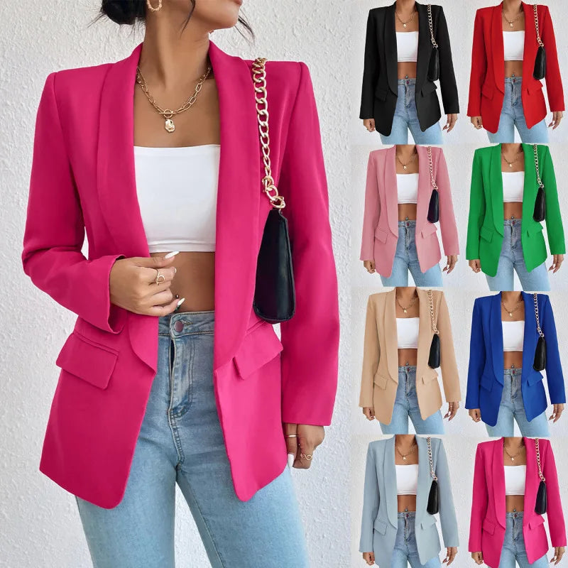 Schicker Freizeitblazer für Damen, vielseitig kombinierbar & bequem.