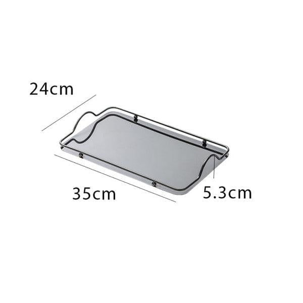 Luxuriöses Trinkgläser-Set mit passendem Wasserkrug und edlem Tablett, ideal für Gäste.