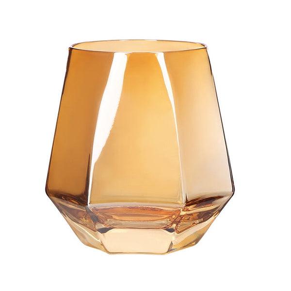 Elegantes Karaffen-Set mit 6 Gläsern und passendem Tablett aus edlem Diamantglas.