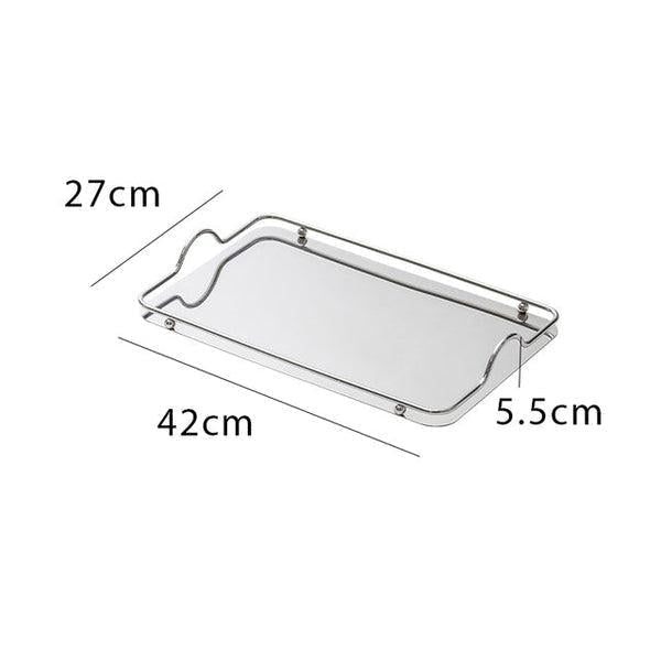 Tischdekoration mit Stil: Diamant Glas-Set, bestehend aus Karaffe, Gläsern & Tablett.