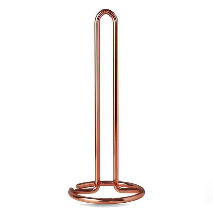 Robuster Metall Küchenpapierhalter in Gold & Roségold. Ideal für eine elegante und organisierte Küche.
