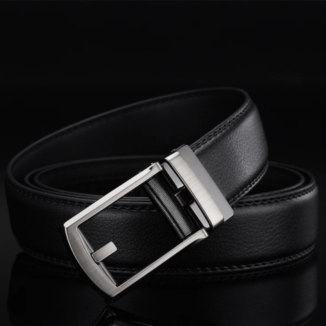 Eleganter Herren-Gürtel aus PU-Leder mit automatischer Schnalle für perfekten Sitz und hohen Komfort.