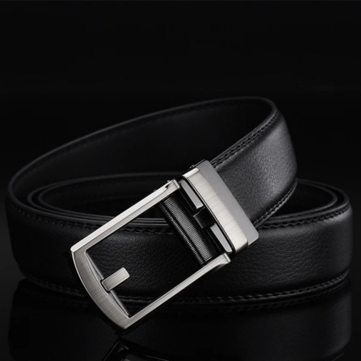 Eleganter Herren-Gürtel aus PU-Leder mit automatischer Schnalle für perfekten Sitz und hohen Komfort.