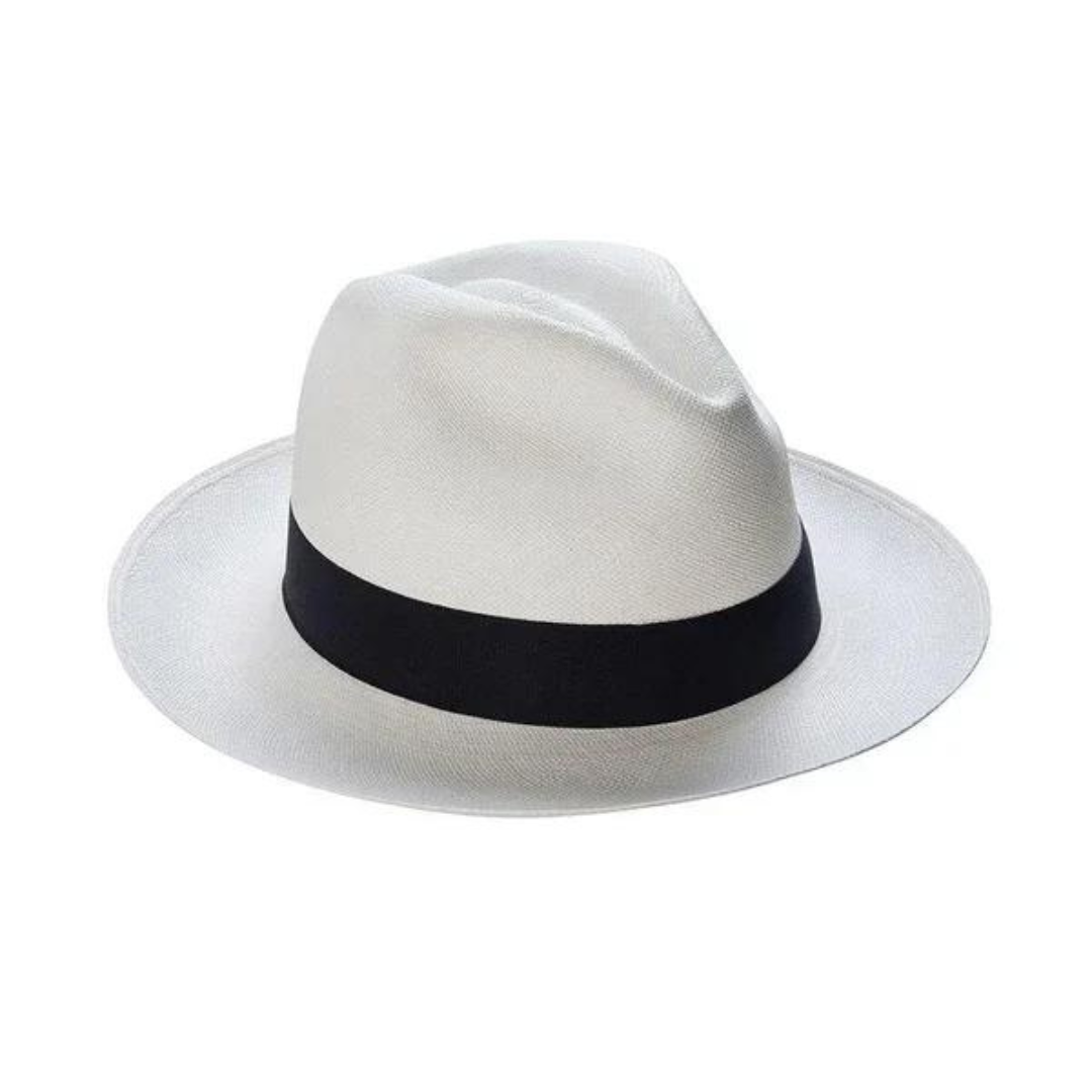 Modischer Herren Strohhut im Panama-Stil, effektiver Sonnenschutz mit Eleganz für den Sommer.