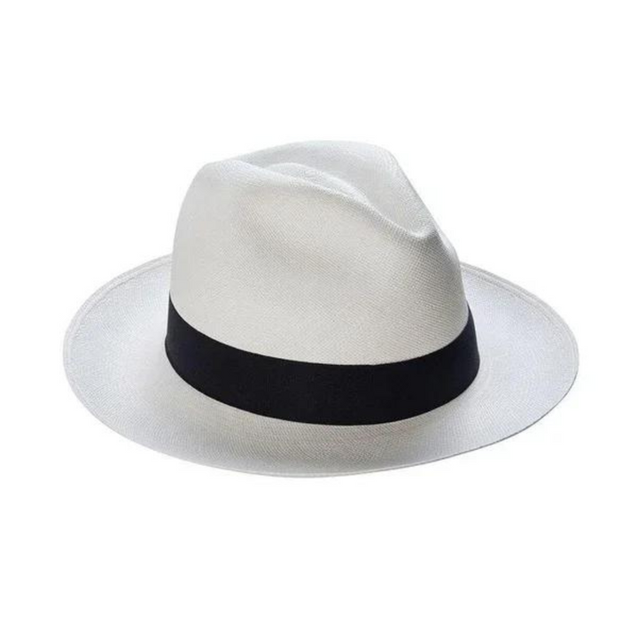 Modischer Herren Strohhut im Panama-Stil, effektiver Sonnenschutz mit Eleganz für den Sommer.