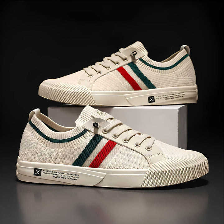 Eleganter Herren Premium Sneaker für Komfort & Stil. Vielseitiger Schnürschuh, ideal für Business Casual & Alltag.