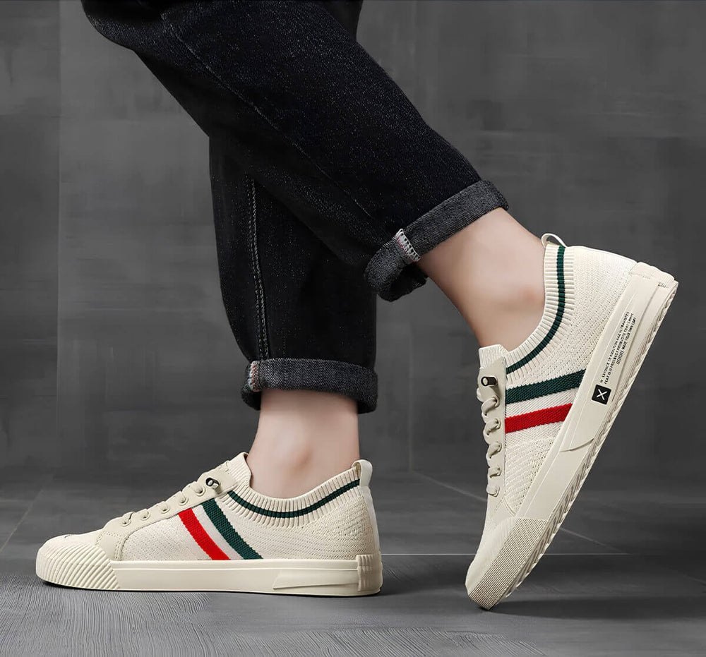 Moderner Herren Premium Sneaker aus hochwertigem Material. Bequemer Freizeitschuh für elegante Anlässe & Alltag.