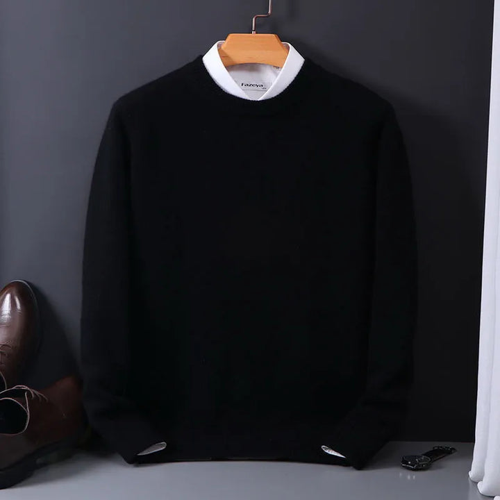 Eleganter Herren Pullover im klassischen Schnitt für stilvollen Komfort. Ideal für Büro & Freizeit.