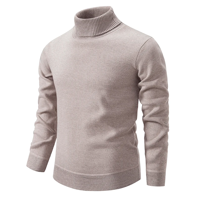 Eleganter Herren Rollkragenpullover aus Feinstrick, perfekt für stilvolle Freizeitlooks und Business Casual.