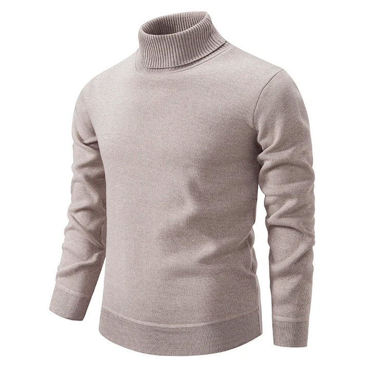 Eleganter Herren Rollkragenpullover aus Feinstrick, perfekt für stilvolle Freizeitlooks und Business Casual.