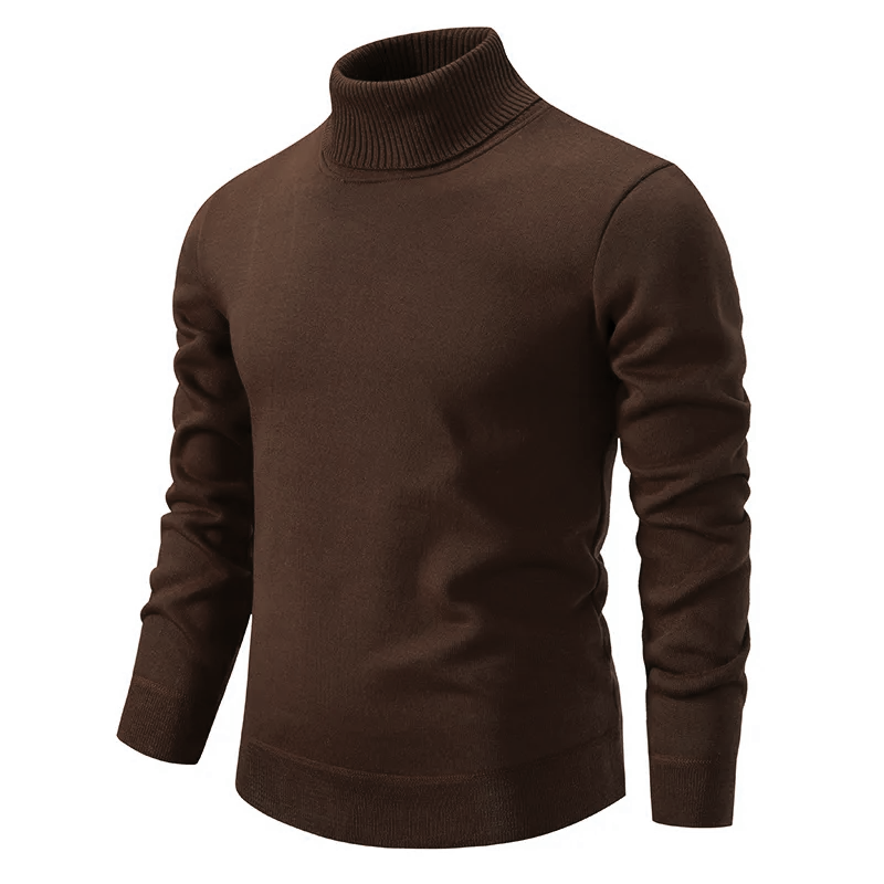 Komfortabler Herren Rollkragenpullover, atmungsaktiv und weich, perfekt für Business, Freizeit und kühle Abende.