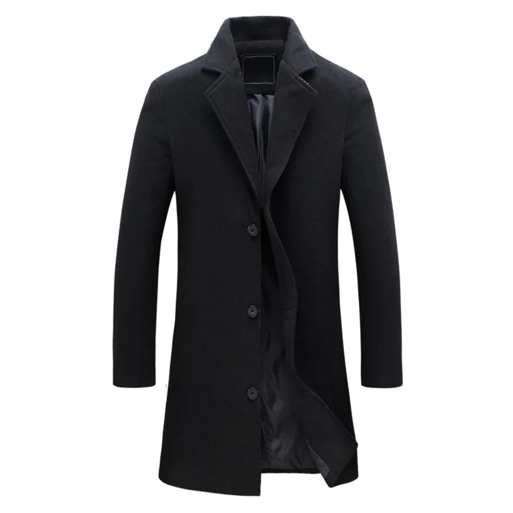 Robuster Herren-Wintermantel, ideal für Outdoor. Stilvolle Winterjacke für Herren, warm und strapazierfähig.