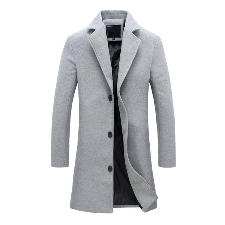 Stilvoller Herren-Mantel, elegant für Business und Freizeit. Warme Winterjacke mit optimalem Kälteschutz.