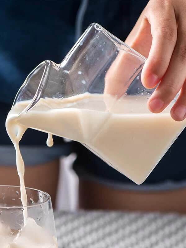 Hochwertiger Glas Latte Becher (pw260515), handgefertigt, moderne Kaffeetasse für Genießer.
