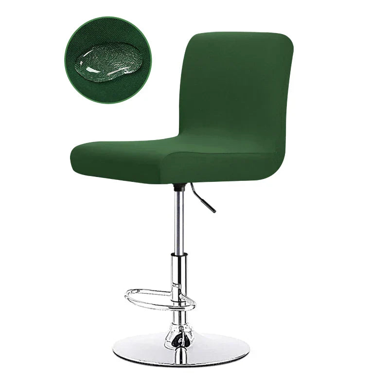 Universal Stuhlhussen für Barstühle, eleganter Look, schützt vor Kratzern und Schmutz.