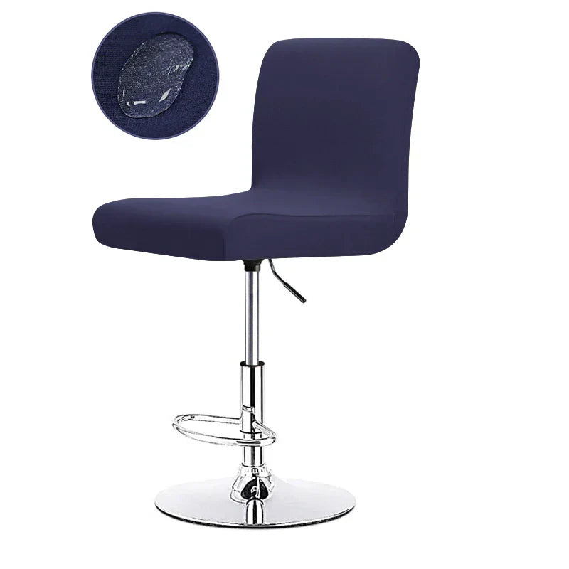 Zeitloser Barhocker-Stretchbezug, modern und funktionell, für Küche, Esszimmer oder Bar.