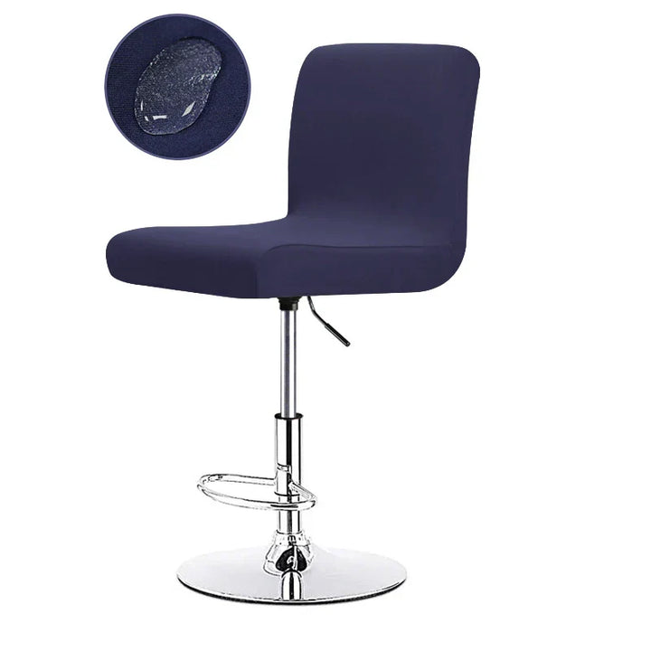 Zeitloser Barhocker-Stretchbezug, modern und funktionell, für Küche, Esszimmer oder Bar.