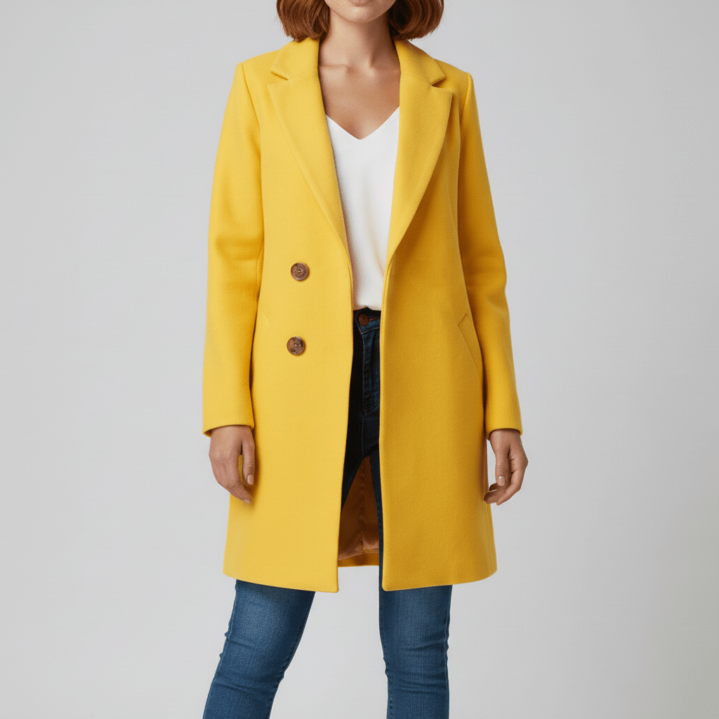 Komfortabler Freizeit Damen Longline Mantel "Kiara", tailliert, chic und vielseitig für jeden Anlass.