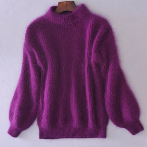 Vielseitiger Damen Strickpullover für den Winter. Gemütlicher Langarm-Pullover, ideal für kühle Tage.