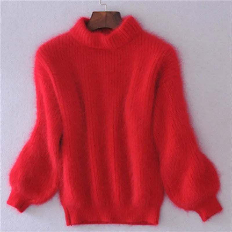 Zeitloser Damen Strickpullover als Winter-Basic. Warmer Langarm-Pullover, vielseitig und bequem.