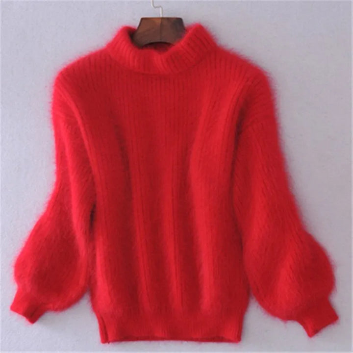 Zeitloser Damen Strickpullover als Winter-Basic. Warmer Langarm-Pullover, vielseitig und bequem.