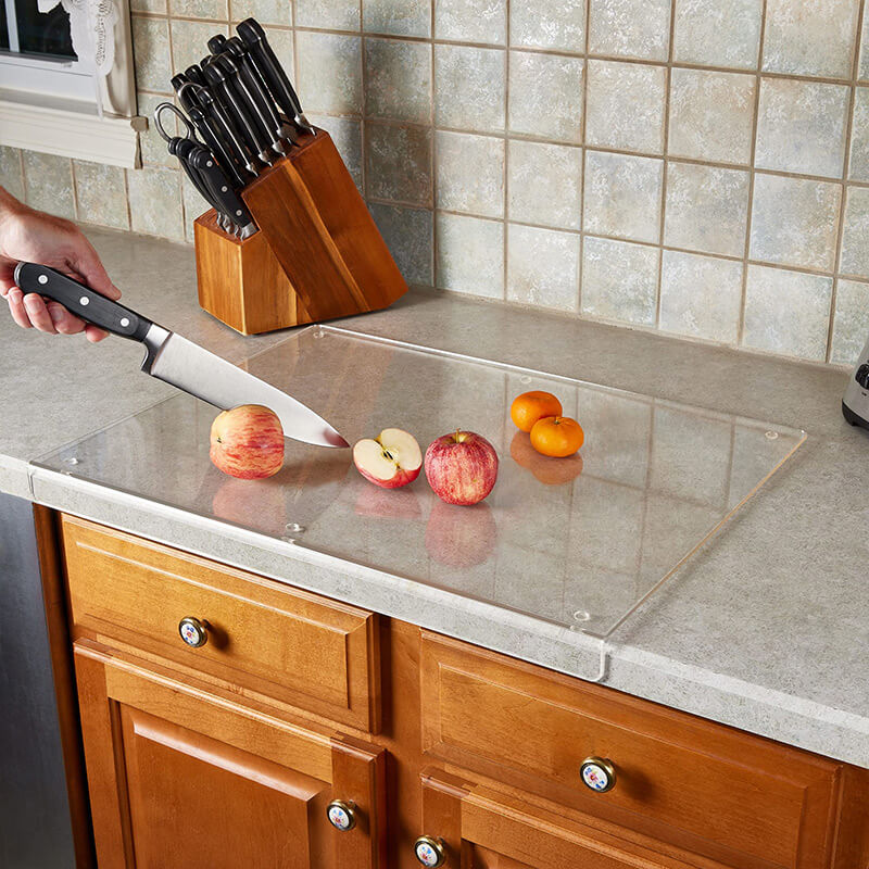 Antirutsch-Schneidebrett aus Acryl für müheloses Kochen & sichere Zubereitung. Unverzichtbarer Küchenhelfer.