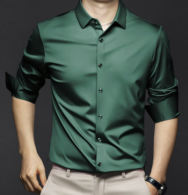 Vielseitiges Freizeit- & Business Casual Herrenhemd. Bügelfrei, elegant & bequem für jeden Anlass.