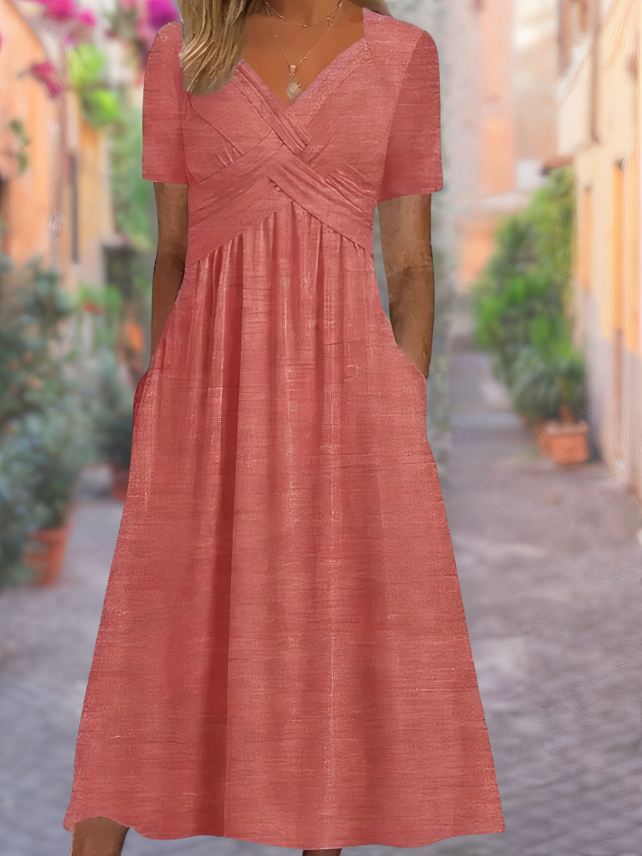 Modernes Damen Elegantes Ceola Kleid, figurschmeichelnd mit Bauchbedeckung, ideal für Büro und besondere Anlässe.