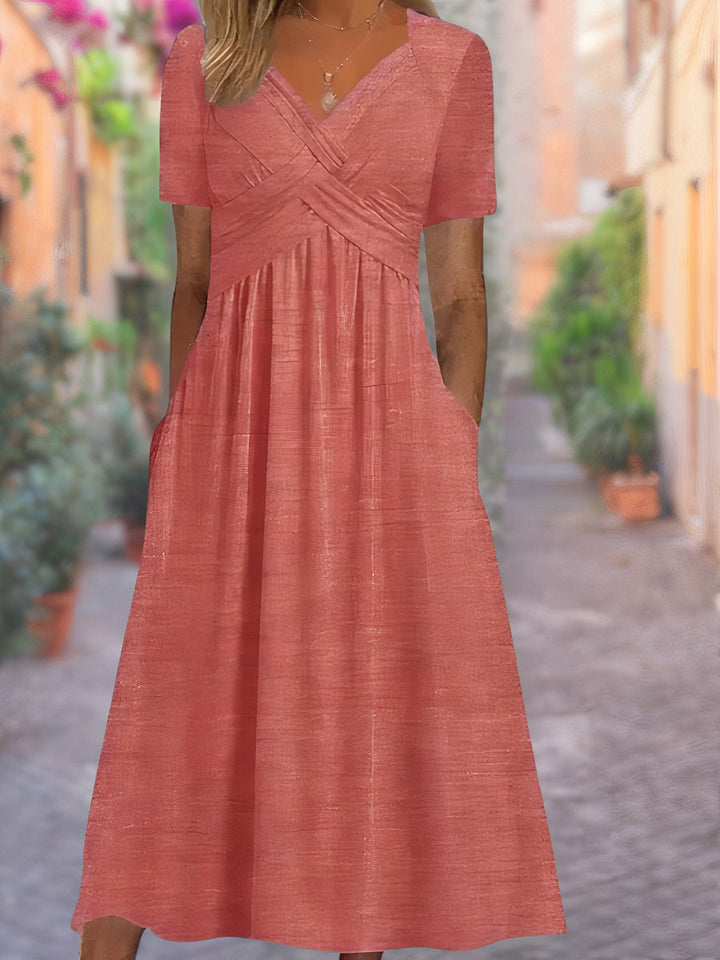 Modernes Damen Elegantes Ceola Kleid, figurschmeichelnd mit Bauchbedeckung, ideal für Büro und besondere Anlässe.
