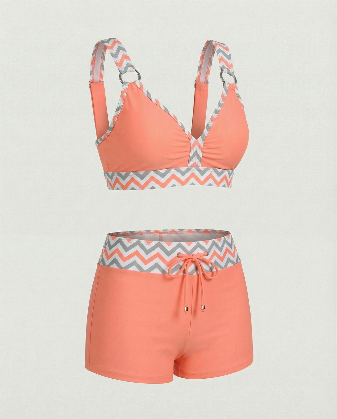 Stylisches Damen Bikini-Set in elegantem Design. Schnelltrocknender Nylon-Stoff für den Sommer am Strand.