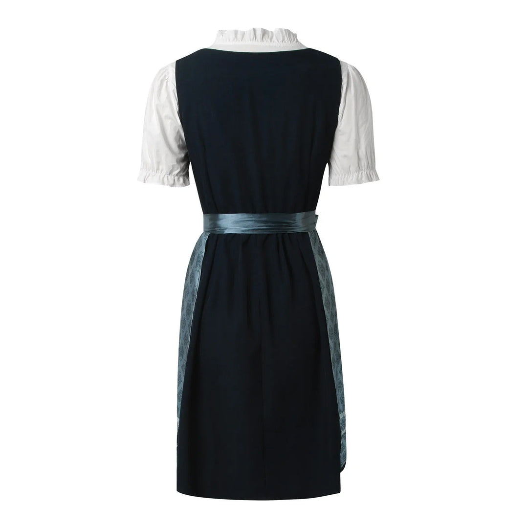 Vielseitiges Damen Dirndl, ideal für Oktoberfest & andere Feste. Elegante Trachtenmode im Vintage Stil.