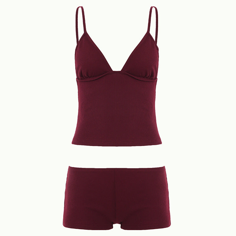 Komfortables & elegantes Damen Nachtwäsche-Set mit raffinierter Spitze, luxuriös und feminin.
