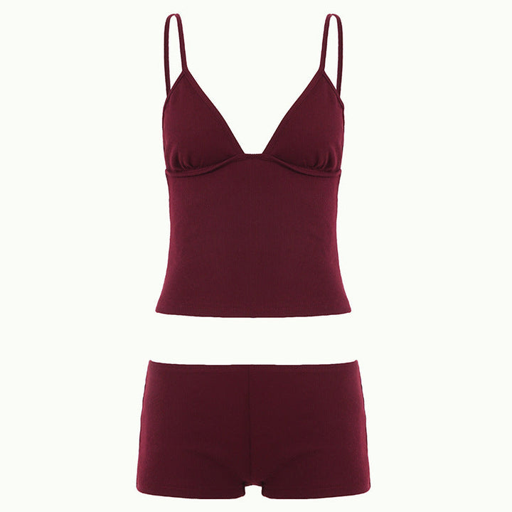 Komfortables & elegantes Damen Nachtwäsche-Set mit raffinierter Spitze, luxuriös und feminin.